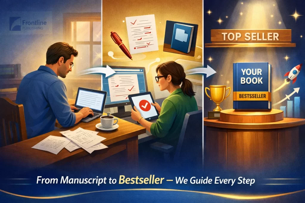 How Frontline Publishing Supports Authors, From Manuscript to Bestsellers