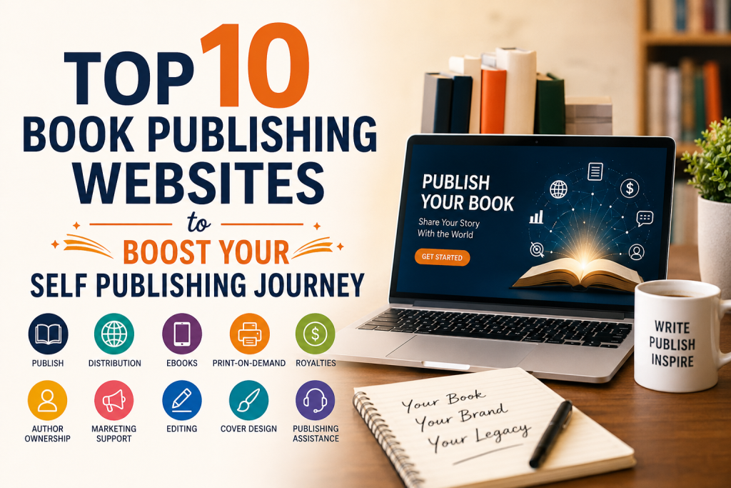 Top 10 Book Publishing Websites to Boost Your Self Publishing Journey